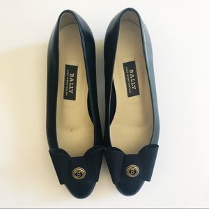 BALLY Vintage Black Flats